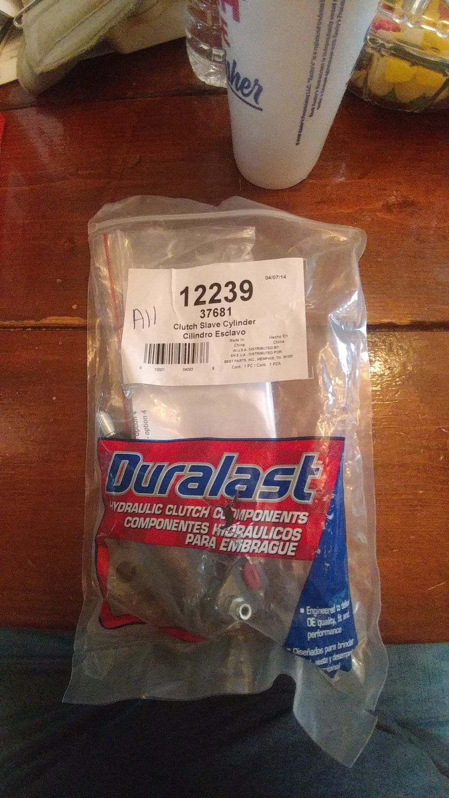 Clutch master and slave cylinder for 1992 Nissan Hardbody pickup