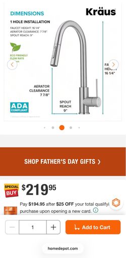 Kraus Oletto Pull-Down Kitchen Faucet