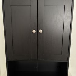 Black Cabinet Storage