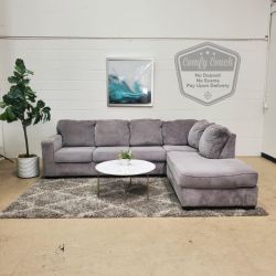 🛋️Gray L shaped Sectional Sofa (Delivery Available!! )