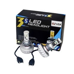 3HL-H7 LED Headlight Kit by OZ-USA® 30W Single Beam Auto 3000LM Xenon White 3000K, 4300K, 6500K, 8000K, 10000K