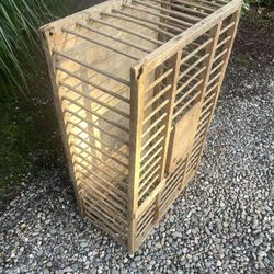 Wooden Chicken Crate 