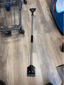 Warner 4-in Carbon Steel Heavy Duty Floor Scraper with 48-in Handle