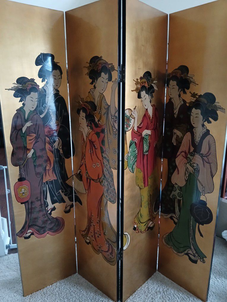 Oriental Panel Room Divider