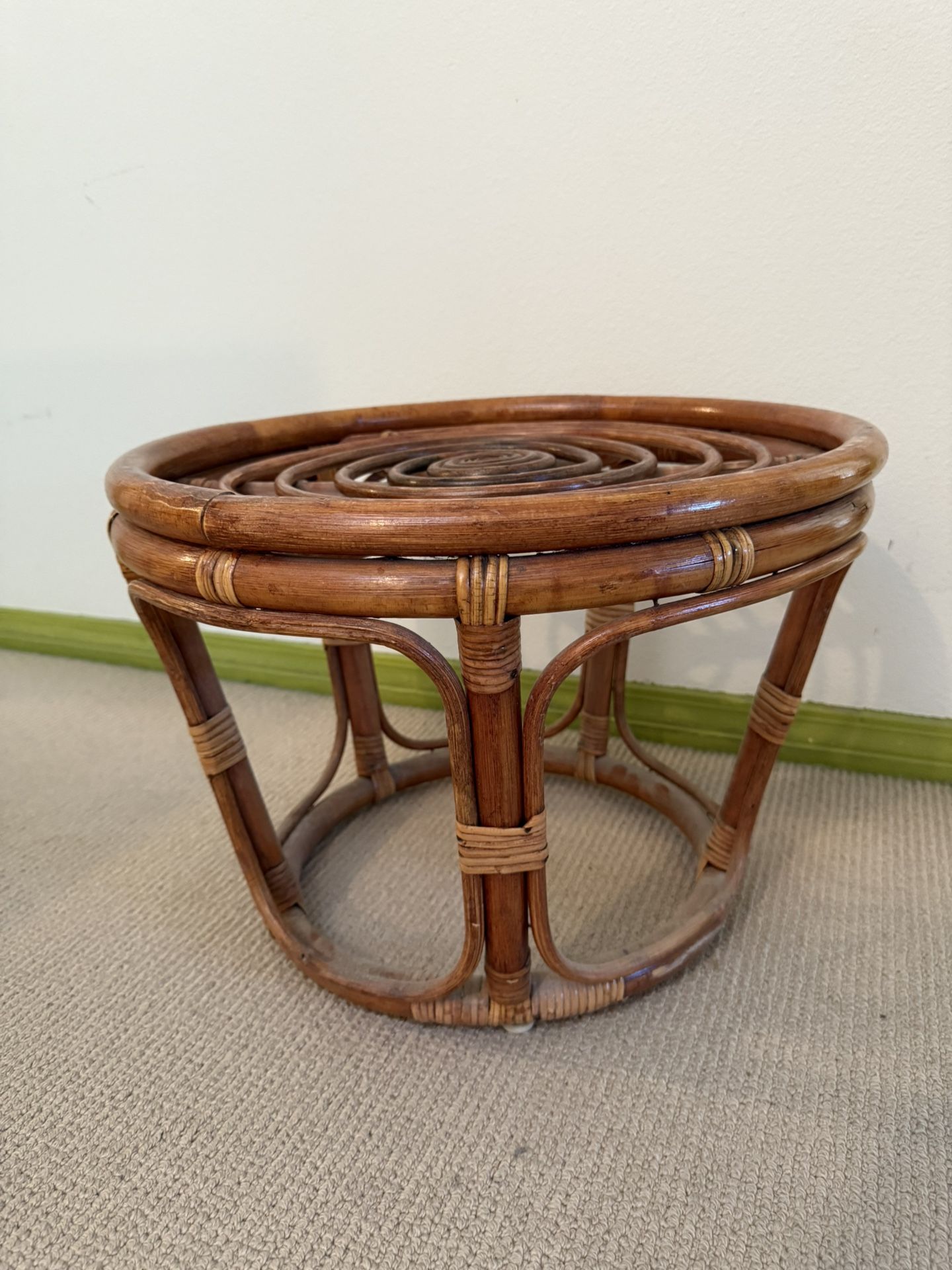 Vintage 1990’s Ratan Stool
