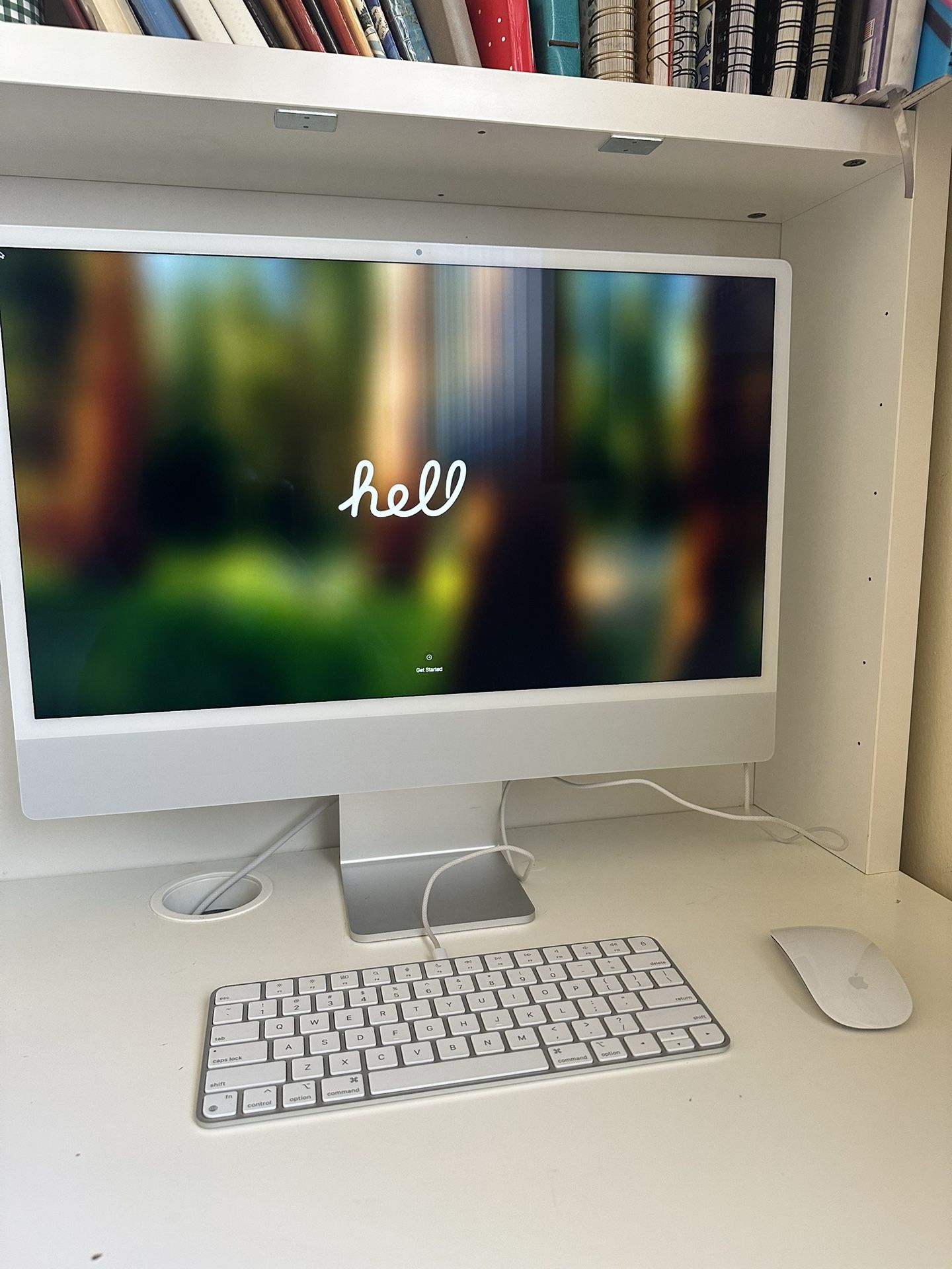 2021 Apple 24" iMac M1 Computer - Silver