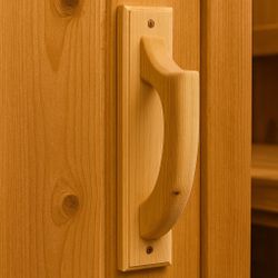 Handcrafted Cedar Sauna Door Handles – Set of 2