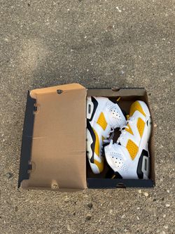 JORDAN 6 YELLOW OCHRE SZ 9 REPLACEMENT BOX