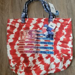 Be Kind Tote Bag With Hair Scrunchie Brand New