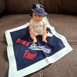 NY Yankees Ashton Drake Dolls - Born a Yankees Fan w/COA & box