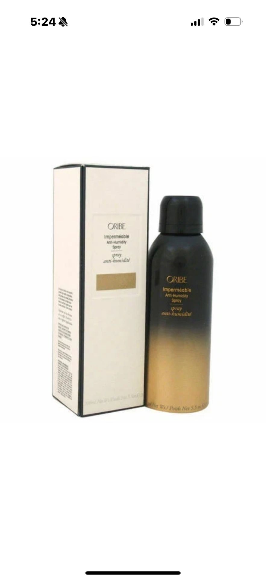 Oribe Impereable Anti-Humidity Spray - 5.5 oz / 200ml - SEALED IN BOX