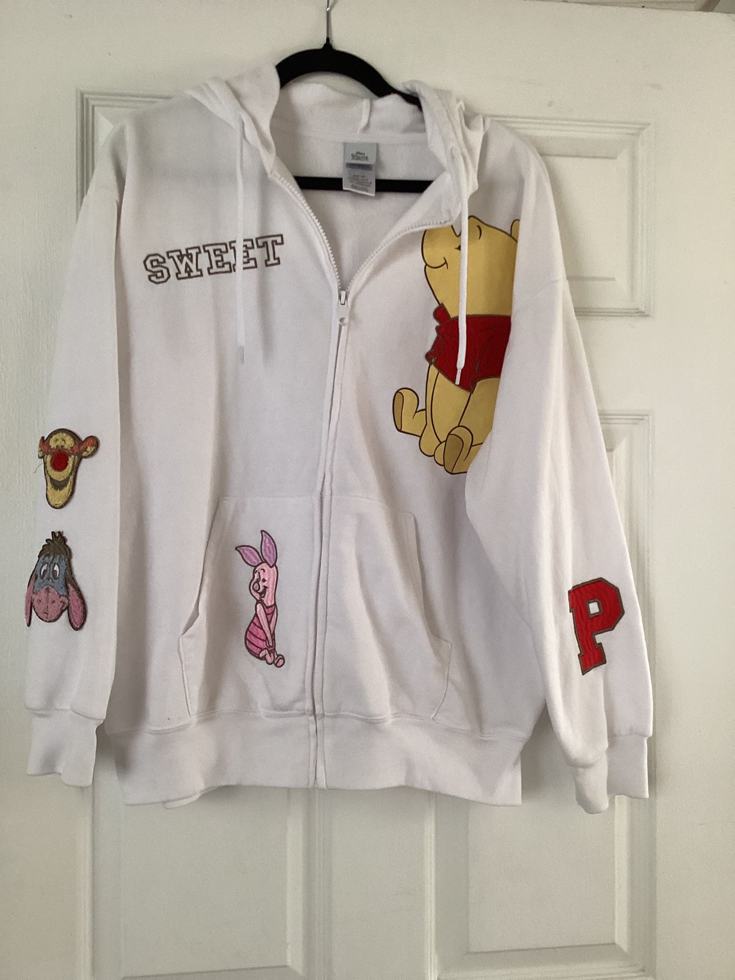 Disney Winnie The Pooh full Zip Sweatshirt Hoodie 