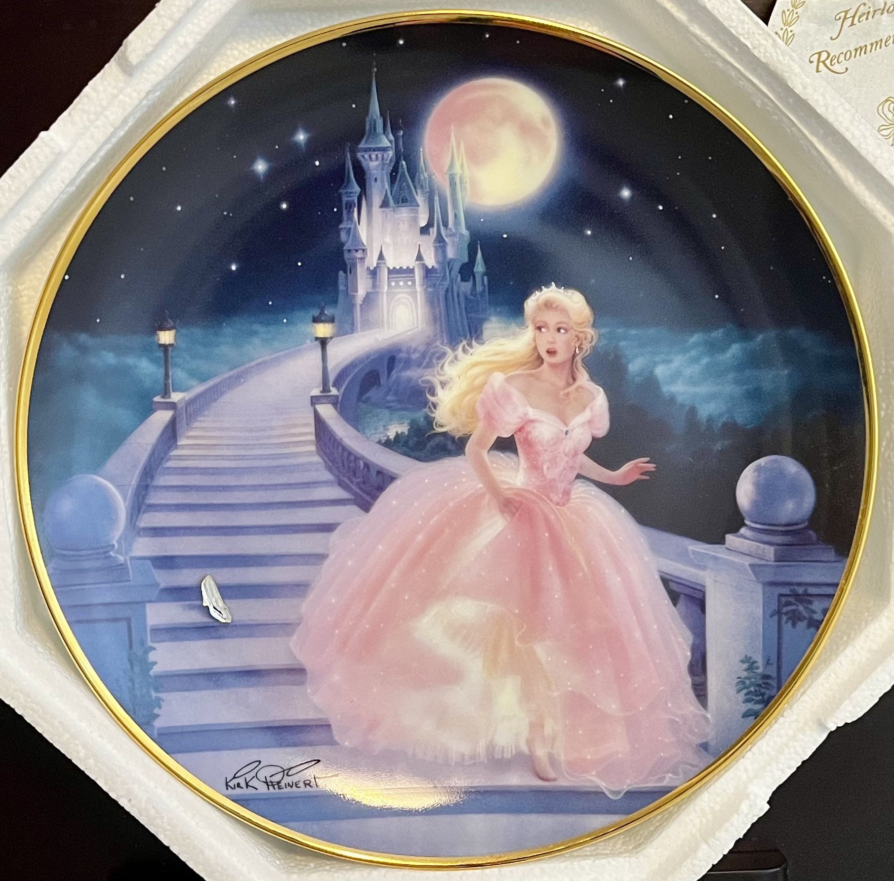 Limited edition collector plate by Franklin Mint