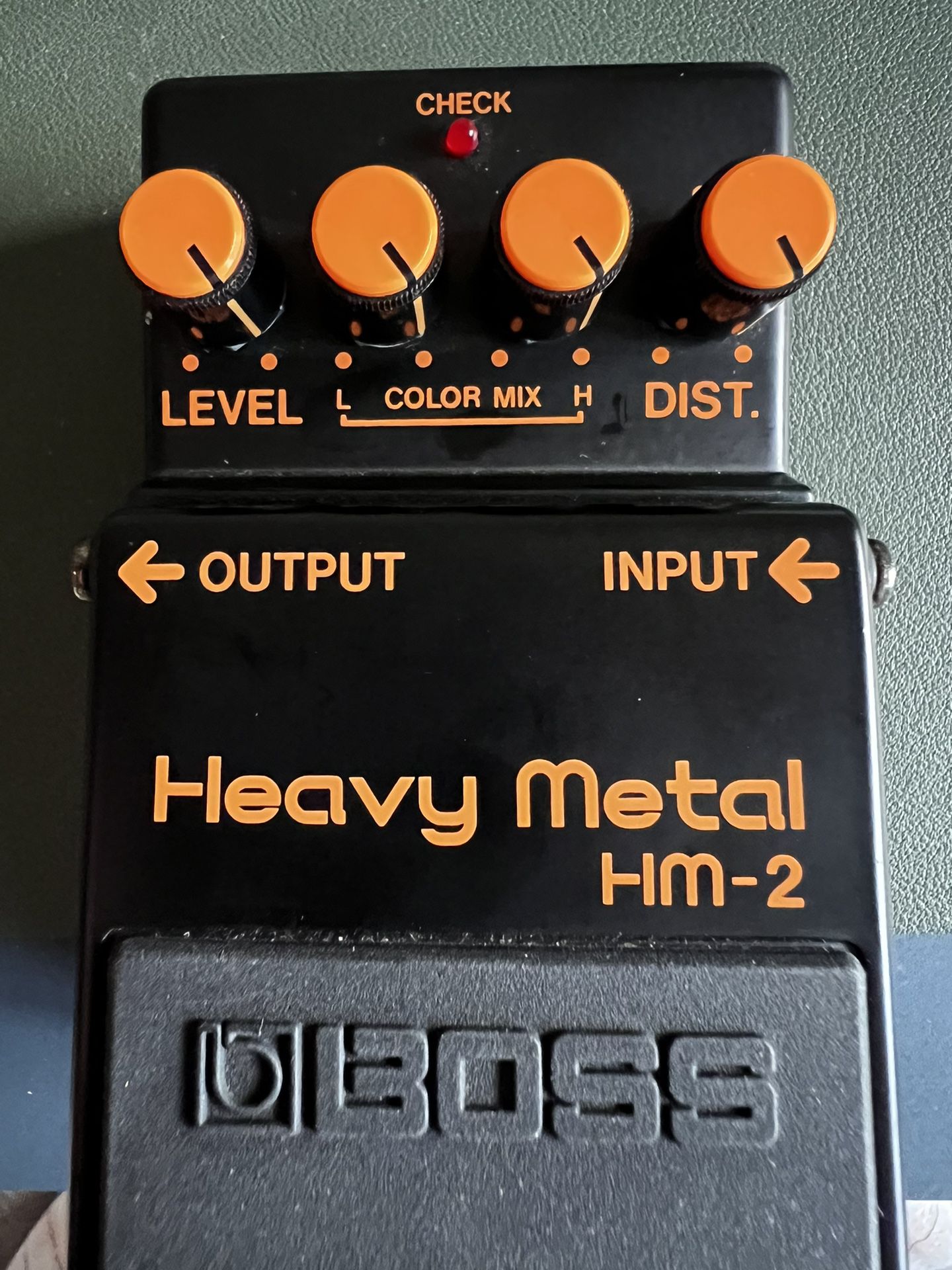 Boss HM-2 MIJ Heavy Metal (Black Label) 1985 Japan