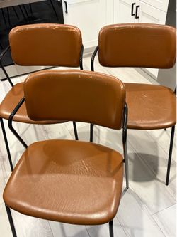 3 Dania dining chairs