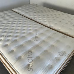 Like New Saatva Classic Split King Mattress