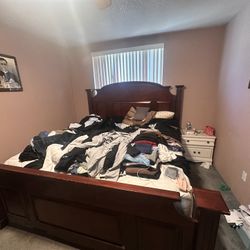 Oak Bed frame For California King 