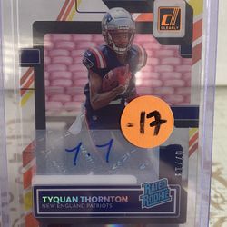 2022 Tyquan Thorton Lot Rookie