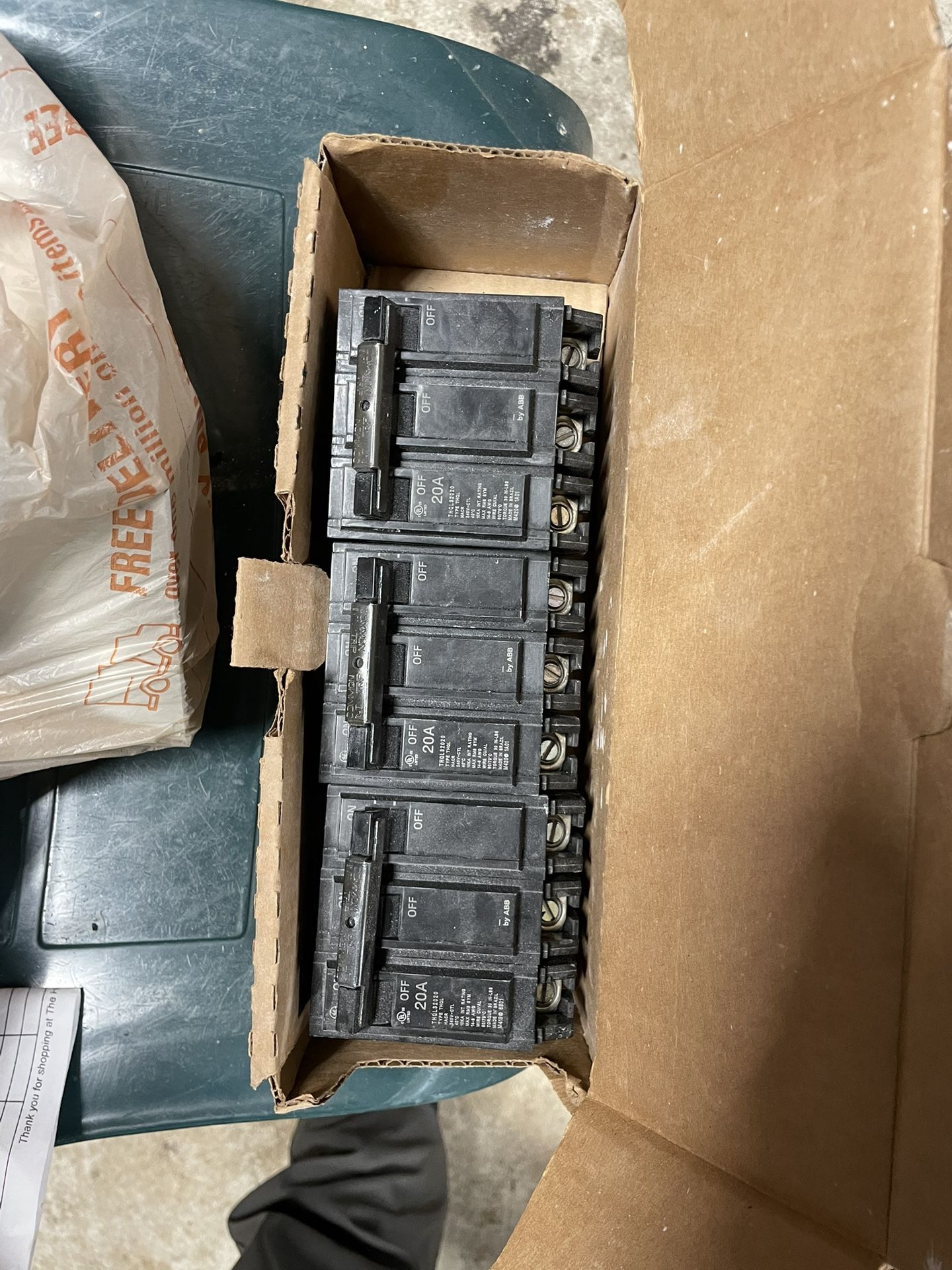 3 Pole 20 Amp Breakers