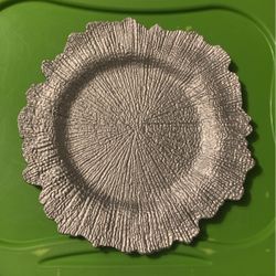 Charger Plates  Silver