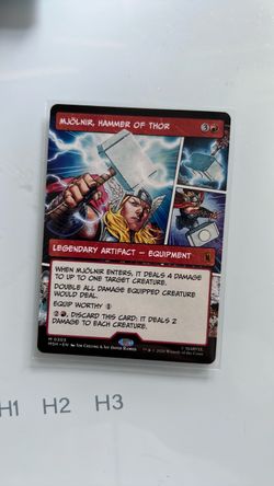 Mjolnir, Hammer of Thor - Magic the Gathering Marvel