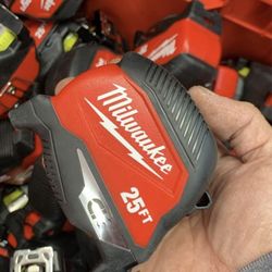 Milwaukee measuring tape each $10