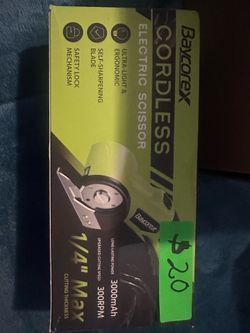 Cordless electric scissor