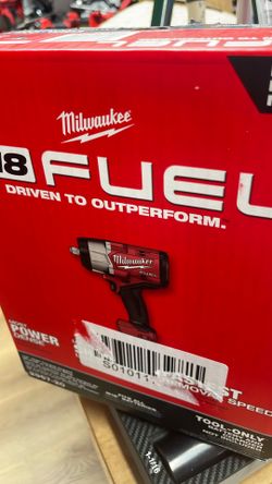 New Milwaukee fuel IMPACT WRENCH M18 -2967-1/2” high Torque w/ friction  ring -tool only and only  pick up