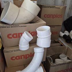 Plastic pipe fittings