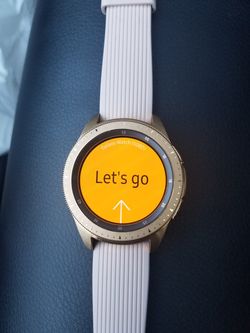 rose gold galaxy watch