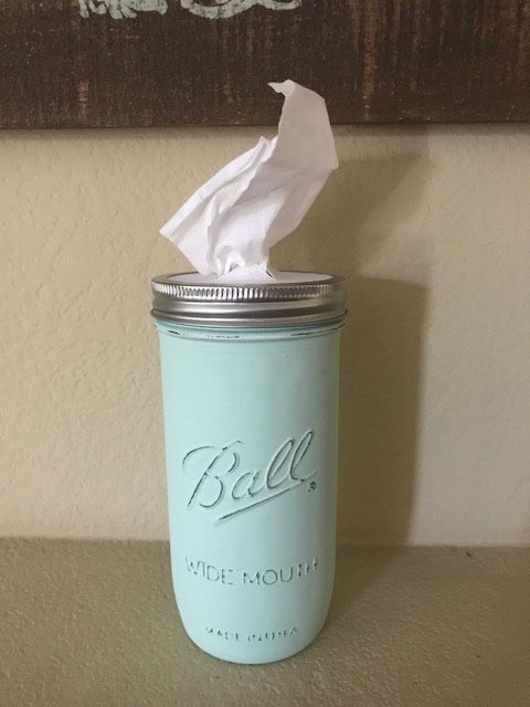 Kleenex Mason Jars