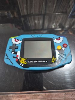 Nintendo Game Boy Advance Console System Venusaur Pikachu Pokemon Edition Custom