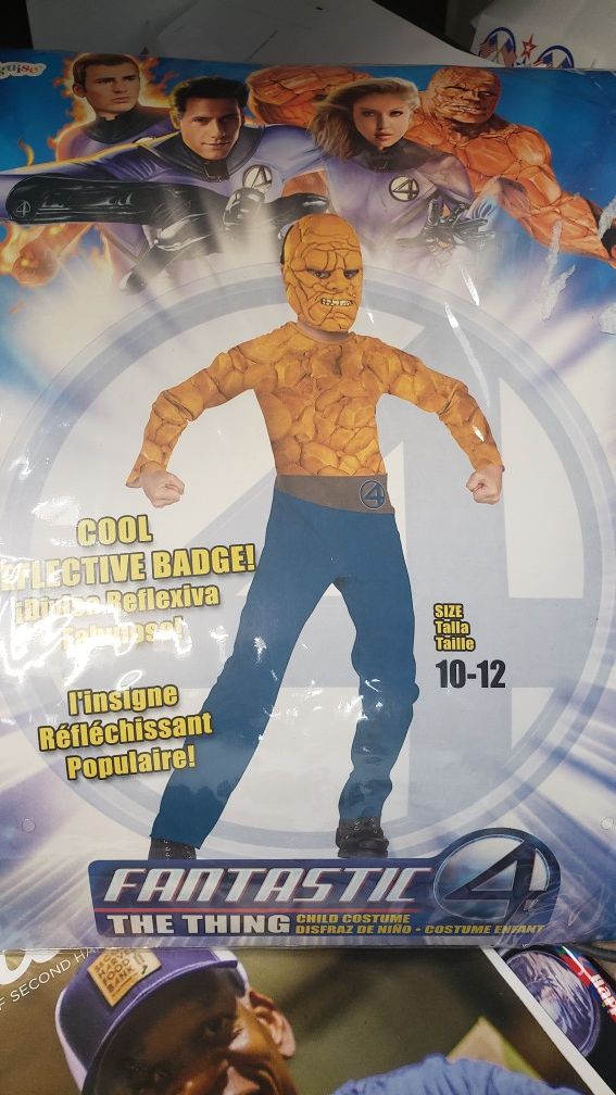 Fantastic 4 kids Halloween costume for 10-12 years old