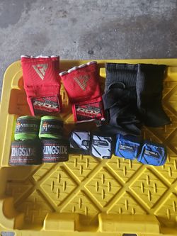 Hand wraps and gloves