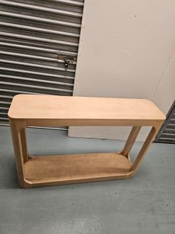 Forma Solid Pine Wood Console Table – 46”