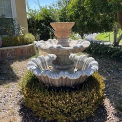 52 INCH WIDE 3-level fountain. 54 INCHES HIGH. 