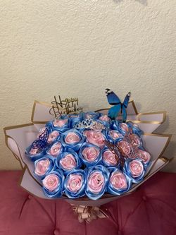 bouquet of 30 eternal roses