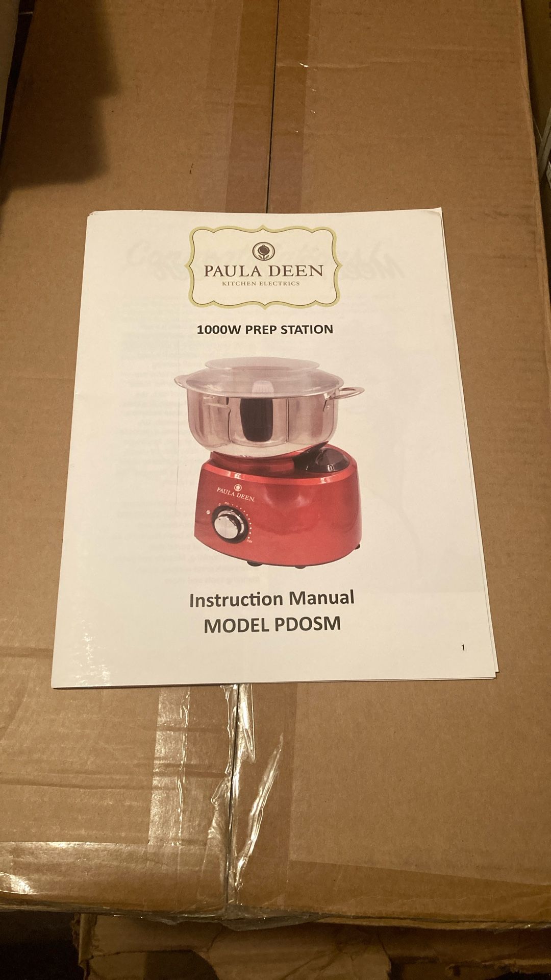 New In box, Paula Deen, 1000 W Food PrepStation, Mixer And Blending Station
