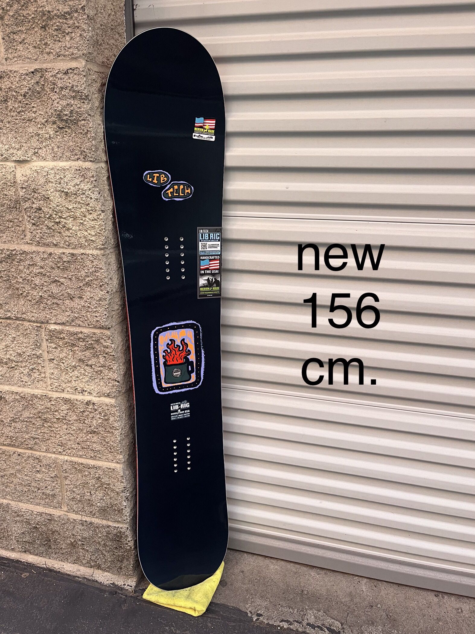 156 cm. NEW 2025 Lib Tech Rig C3 men’s snowboard