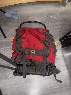  Used Mountainsmith JUNIPER 55 External Frame Backpack Red 
