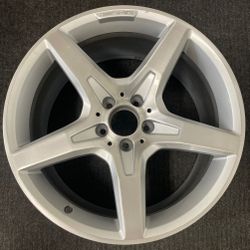 Single (1) one ☝️Uno MERCEDES SL-CLASS 2013-2018 19" FACTORY ORIGINAL REAR AMG WHEEL RIM