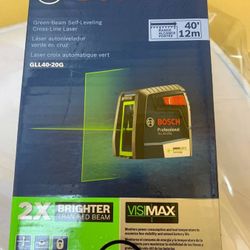 Bosch 40-ft Self-Leveling Indoor Cross-line Laser Level