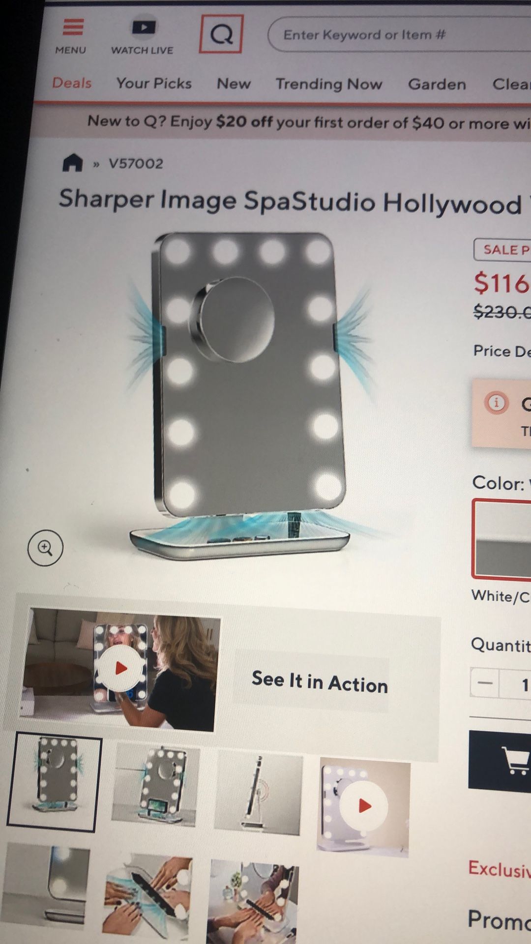 Vanity Make Up Mirror With Lights
