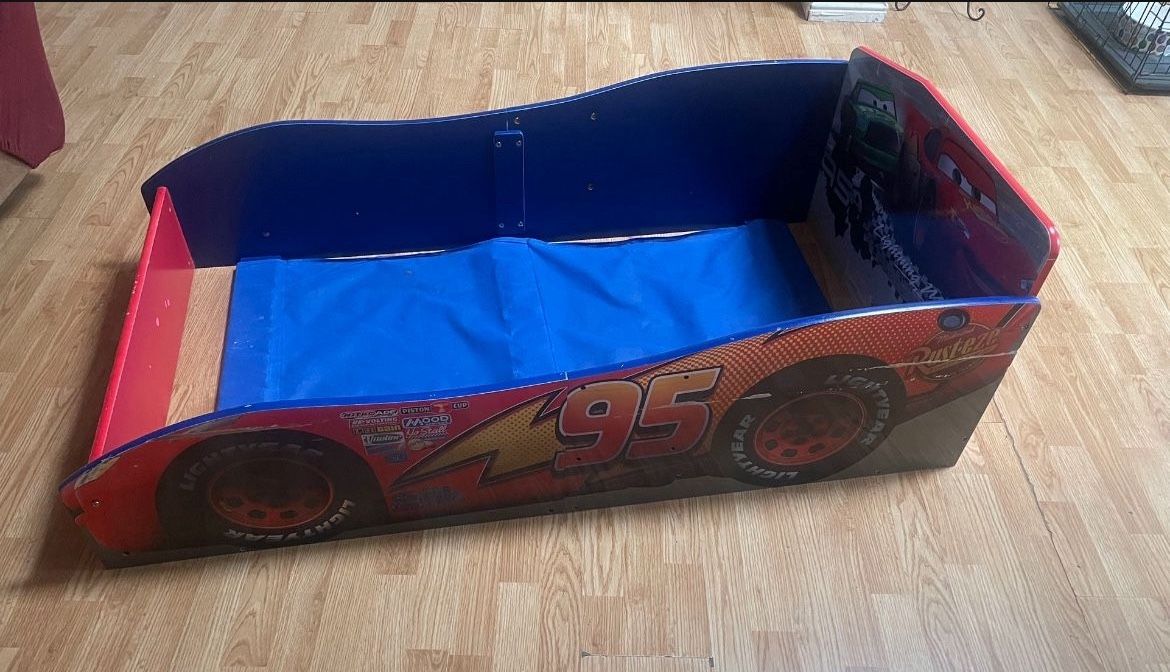 Toddler Frame Bed Cars 