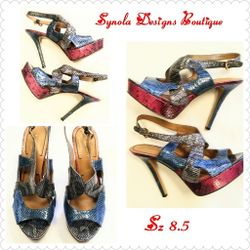 Sz 8.5 Heels Two Pair...Brand new..Nine West...Enzo