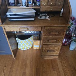 Antique Roll Top Desk