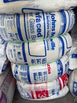 Johns Manville Unfaced Fiberglass Insulation Batts