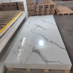 4×9 ft Waterproof Wall Panels, 3mm Thick, PVC Material, Easy Glue-On Installation