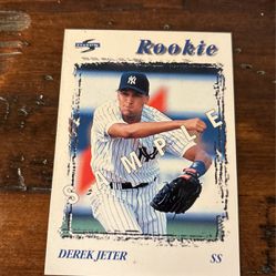 Derek jeter rookie sample Baseball Card