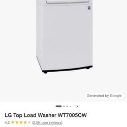 LG washer